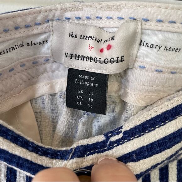 NWOT The Essential Slim by Anthropologie Trouser Pants 14 - Picture 8 of 9